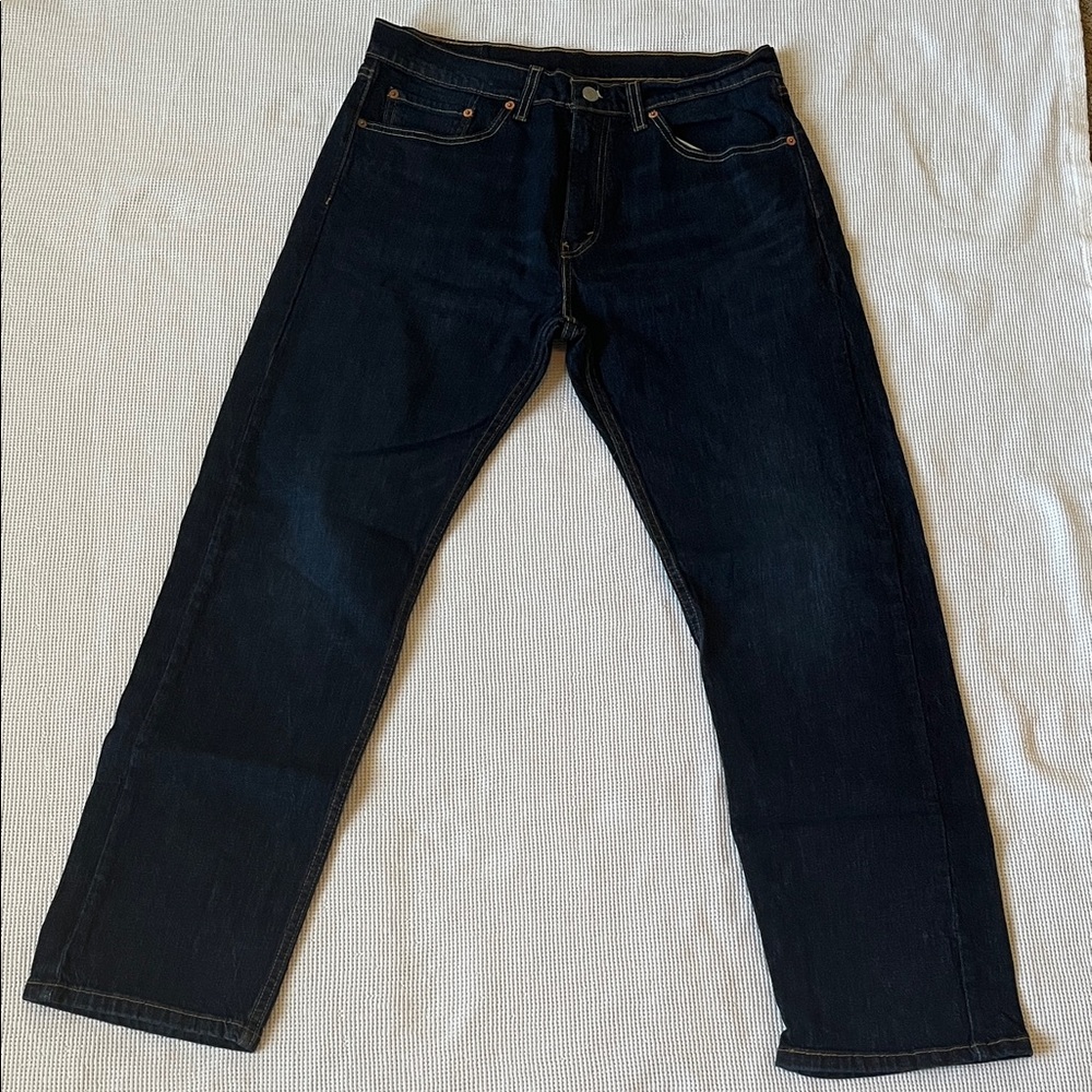 Levi's Men's Dark Blue Straight Jeans